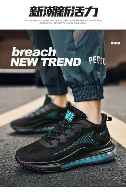 Men's Sneakers 2025 Fashion Non-slip Shock-absorbing Sports Running Shoes Man Lightweight Breathable Training Shoes Tennis Shoes