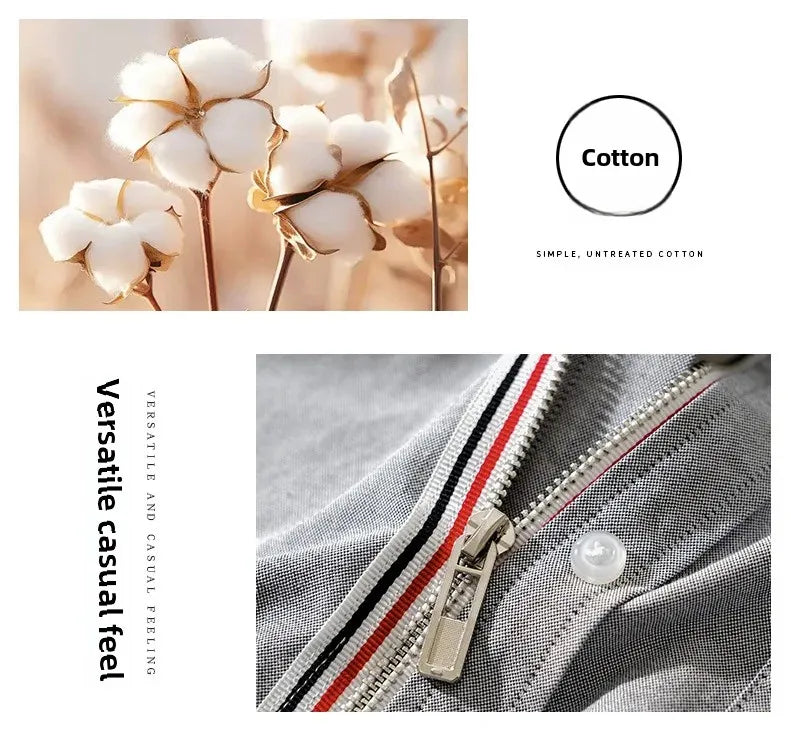 Fashionable Retro Striped Men's Long Sleeve Shirt Casual Handsome Outerwear Korean Style Spring Autumn Wear from Mainland China