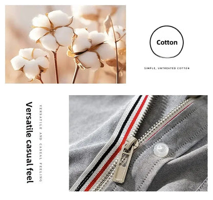 Fashionable Retro Striped Men's Long Sleeve Shirt Casual Handsome Outerwear Korean Style Spring Autumn Wear from Mainland China