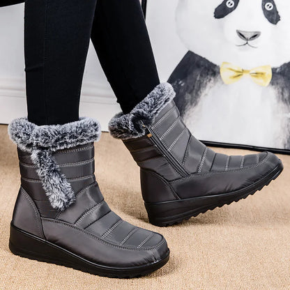Women's Boots Snow Fashion Shoes Woman Waterproof Shoes Women 2025 Trend Ankle Boots Platform Botas Mujer Boots For Women