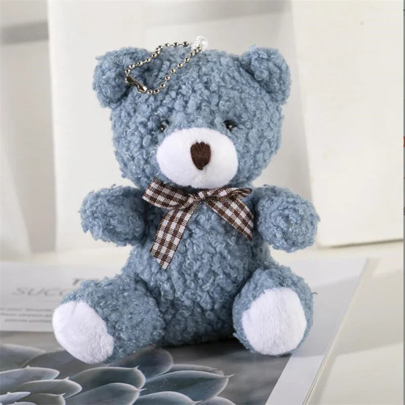 1PCS 11CM Plush Stuffed Teddy Bear Doll Patch Bear 5 Colors Kids Toy Soft Best Gift for Children Wedding Gifts