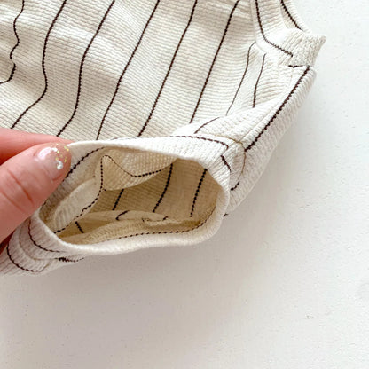 Summer Baby Girls Clothes Set Stripe Boys Infant Clothing Set Top PP Shorts Suit 2PCS Outfits Toddler Baby's Leisure Sports Set