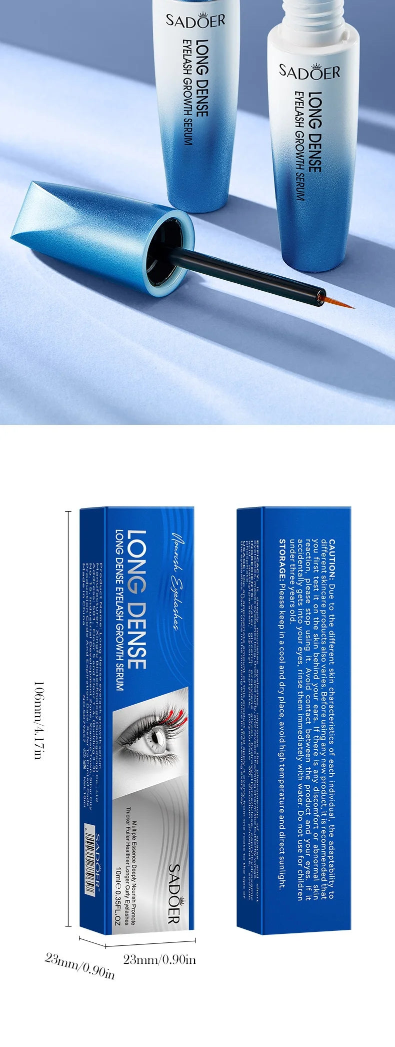 Fast Eyelash Growth Serum 7 Days Natural Eyelash Enhancer Longer Fuller Thicker Lashes Treatment New Products Eye Care Makeup