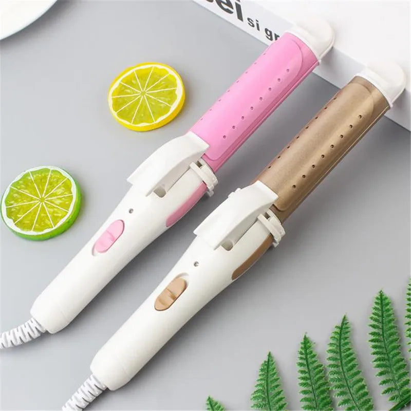 3 In 1 Gold Ceramic Hair Curling Iron Hair Curler Professional Hair Styling Tools Hair Straightener Heated Roller Multifunction