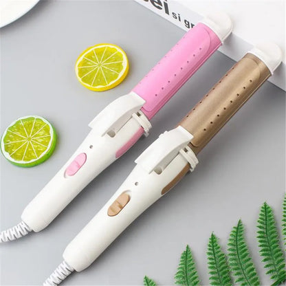 3 In 1 Gold Ceramic Hair Curling Iron Hair Curler Professional Hair Styling Tools Hair Straightener Heated Roller Multifunction