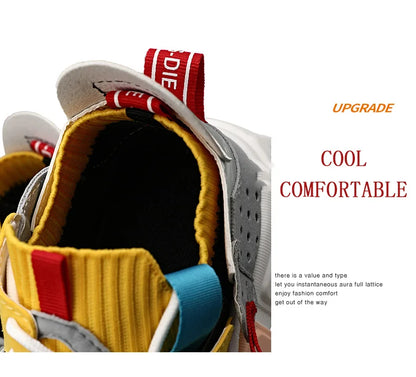 New Colorful Men Sneakers Male Tenis Luxury Designer Shoes Breathable Men's Casual Shoe Couple Shoes Trainers Zapatillas Hombre
