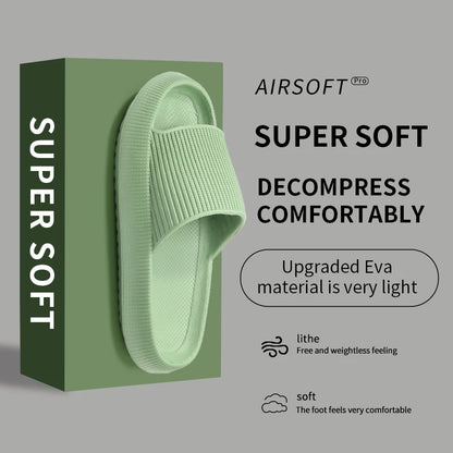 Slippers men wear thick-soled non-slip summer quarters bathroom shower Eva sandals