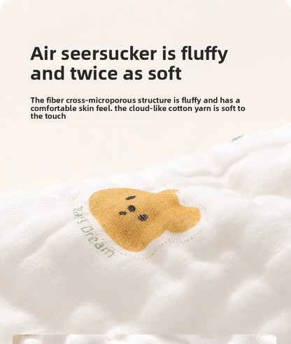 2PCS.Newborn 100% Cotton Gauze Burp Cloths—Ultra-Soft Baby Washcloths.Breathable,skin-friendly, super absorbent&easy to clean.