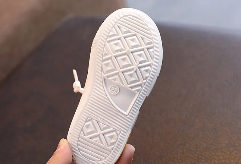 Kid Sneakers Summer Canvas Shoes For Children Fashion Anti-slip Baby Shoes Girls Boys Breathable Casual Shoes Slippers 21-32