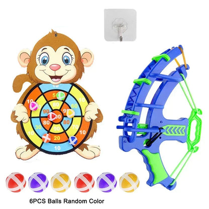 Child Educational Games Dart Board Baby Toy Stickey Ball Dart Indoor Sports Child Montessori Games for Children 3 to 7 Years