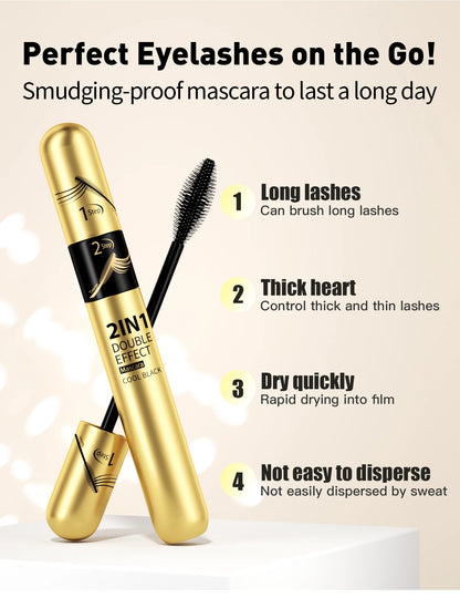 4D Silk Fiber Lash Mascara Waterproof Rimel 3d Mascara For Eyelash Extension Black Thick Lengthening Eye Lashes Korean Cosmetics