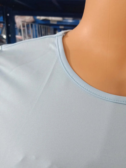 Womens Two Piece Sets Elegant Sexy Outfit Short Sleeve Top & High Waist Skirt Set New Fashion 2023 Summer Casual Female Suit