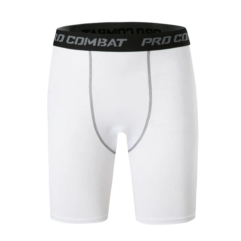 Men's Sports Leggings, Bottoming Shorts, Quick-drying Stretch Fitness, Running, Track and Field, Basketball Training, Compressio