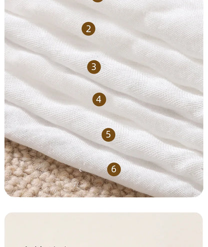 2PCS.Newborn 100% Cotton Gauze Burp Cloths—Ultra-Soft Baby Washcloths.Breathable,skin-friendly, super absorbent&easy to clean.