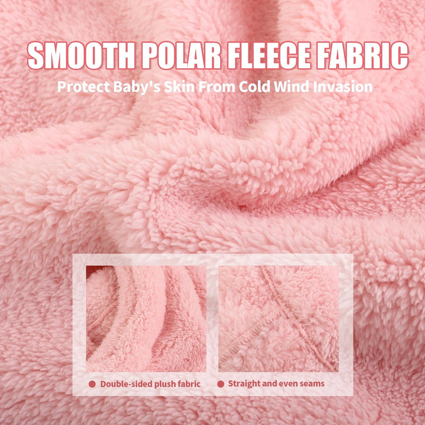 4-14Y Kids' Warm Ear-Protecting Neck Warmer Hat, Thickened Winter Ski Cycling Face Mask Windproof Beanie