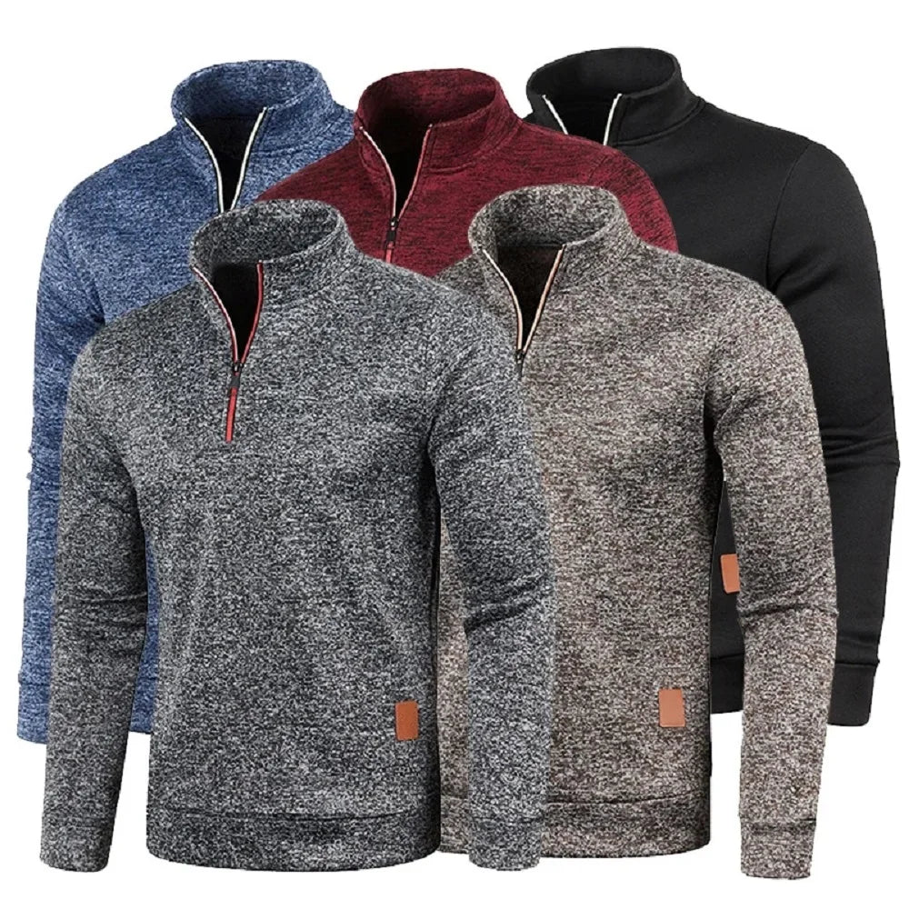 Sweatshirts Half Zipper Soft Fleece Turtleneck Sweater Gamakatsu Fishing Mens Pullover Jersey Casual Knit Sportwear Streetwear