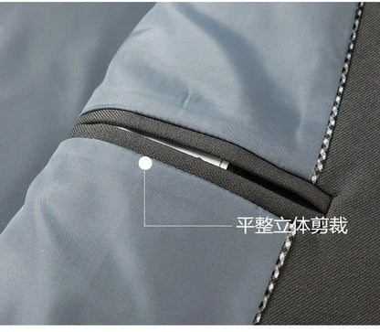 Blazer's New Men's Fashion Outdoor Travel Solid Color, Youthful Wedding, Hosting, Campus Slimming, Casual Korean Version Blazer