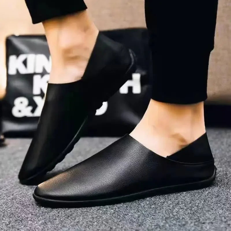 Man Summer Sneakers High Quality Handmade Leather Luxury Men's Shoe Casual Outdoor Flat Bottom Driving Shoes Zapatos De Hombre