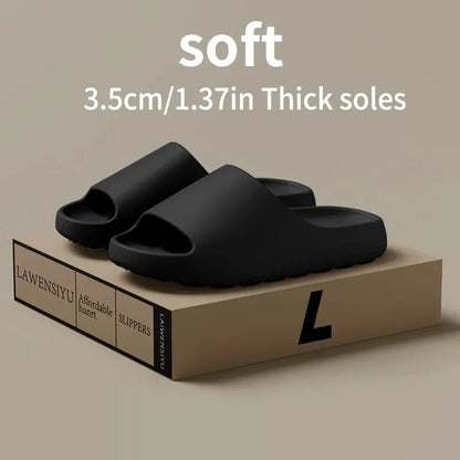 Coconut Slippers Feel like Stepping on Shit Thick-soled Sandals Summer New Non-slip Wearing Sandals（Shoebox not included）