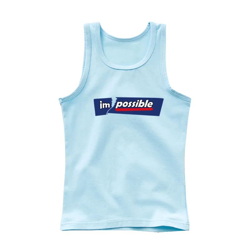 Boys Sleeveless Vest Kids Letter Print Summer 2025 Casual Tank Top Teenagers Singlet Children Camisoles Clothing