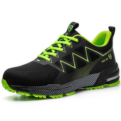 ZLMY Fashion Safety Shoes Men Steel Toe Sneaker Puncture Proof Work Boots Anti-smash Man Safety Boots Male Industrial Work Shoes