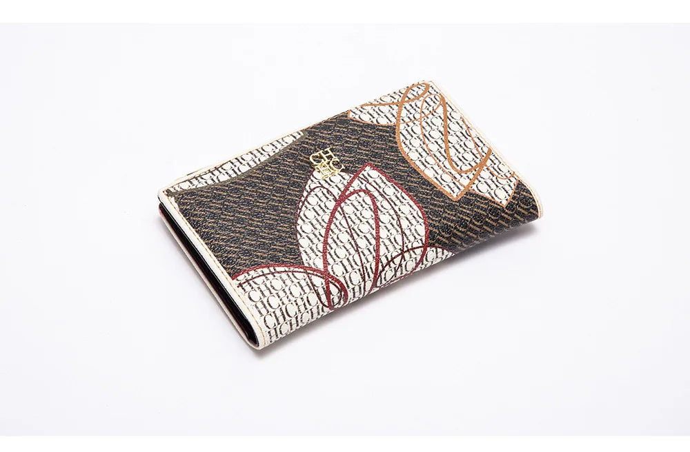 Carolina Herrera NEW Women's Cartoon Long Wallet, Classic PVC Fashion Simple Lightweight All-Match Purse