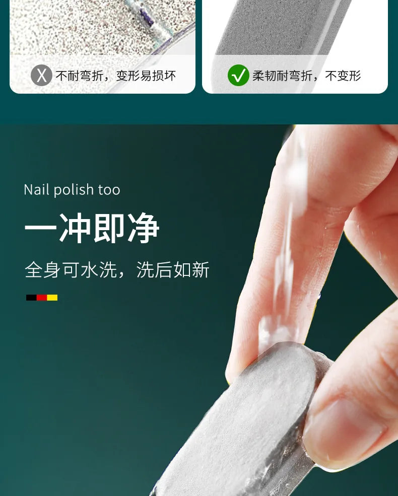 5pcs Mini Nails Sponge File Buffer Block Double Color Buffing Sanding File Pedicure Manicure Tool Gel Suplies Accessories Uñas