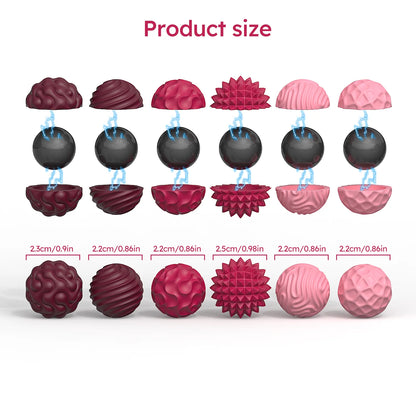Upgraded Second Generation Silicone Magneti Balls Fidget Toy Worry Balls Autism Calming Toy Kid Adults Relief Stress Sensory Toy