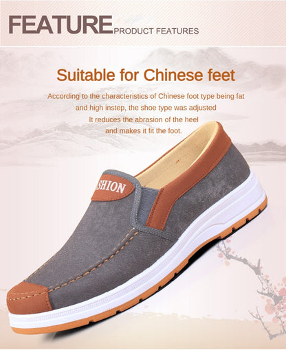 2025 Spring and Autumn Men Fashion Casual Shoes Trend Canvas Shoes Cover Feet Men Lightweight Soft free shipping shoes