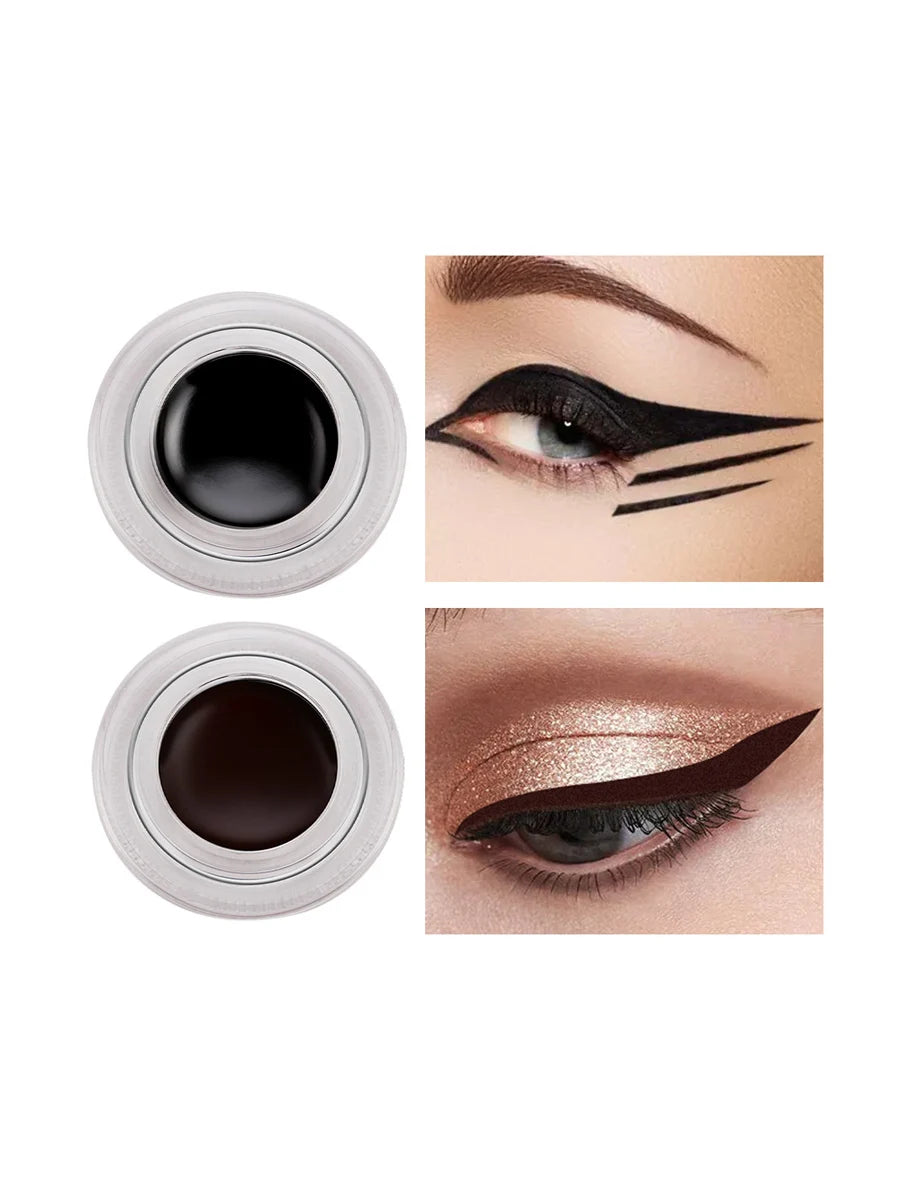 Miss Rose Black Eye liner Pen Makeup Gel Eye Shadow Eyeliner  Kajal Eye Shimmer Cosmetics
