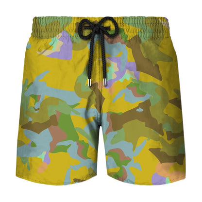 Fashion Camouflage Graphic Beach Shorts For Men Summer Casual Daily Wear 3D Printed Short Pants Loose Streetwear Board Shorts