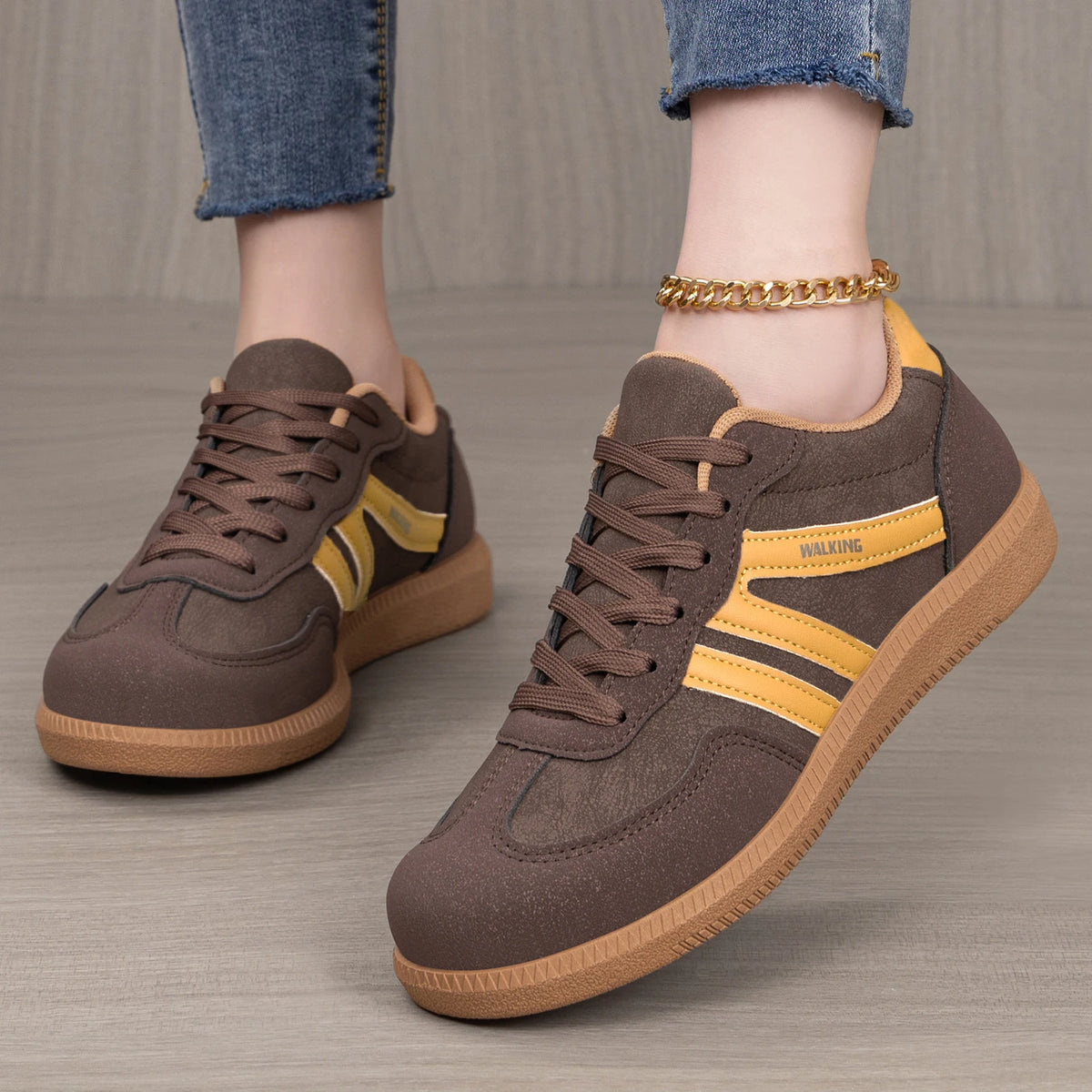 Women Shoes 2026 Spring New Fashion Casual Shoes Women Outdoor Walking Shoes Sneakers Lace-Up Women Comfortable zapatos de mujer
