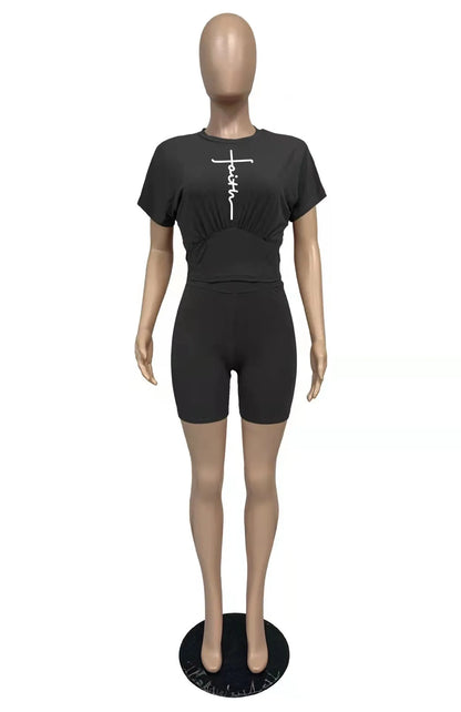 2022 Summer Women's Casual Fashionraglan Sleeve Tie Dye Top + Pants Two Piece Camo Pants Leopard Print Tow Piece Set Ladies Suit