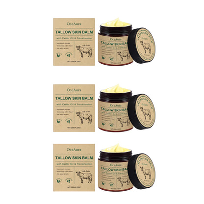 Beef Tallow Moisturizing Balm Wrinkle Remover Brightening Firming Smoothing Repair Fade Fine Lines Soft Facial Nourishing Cream