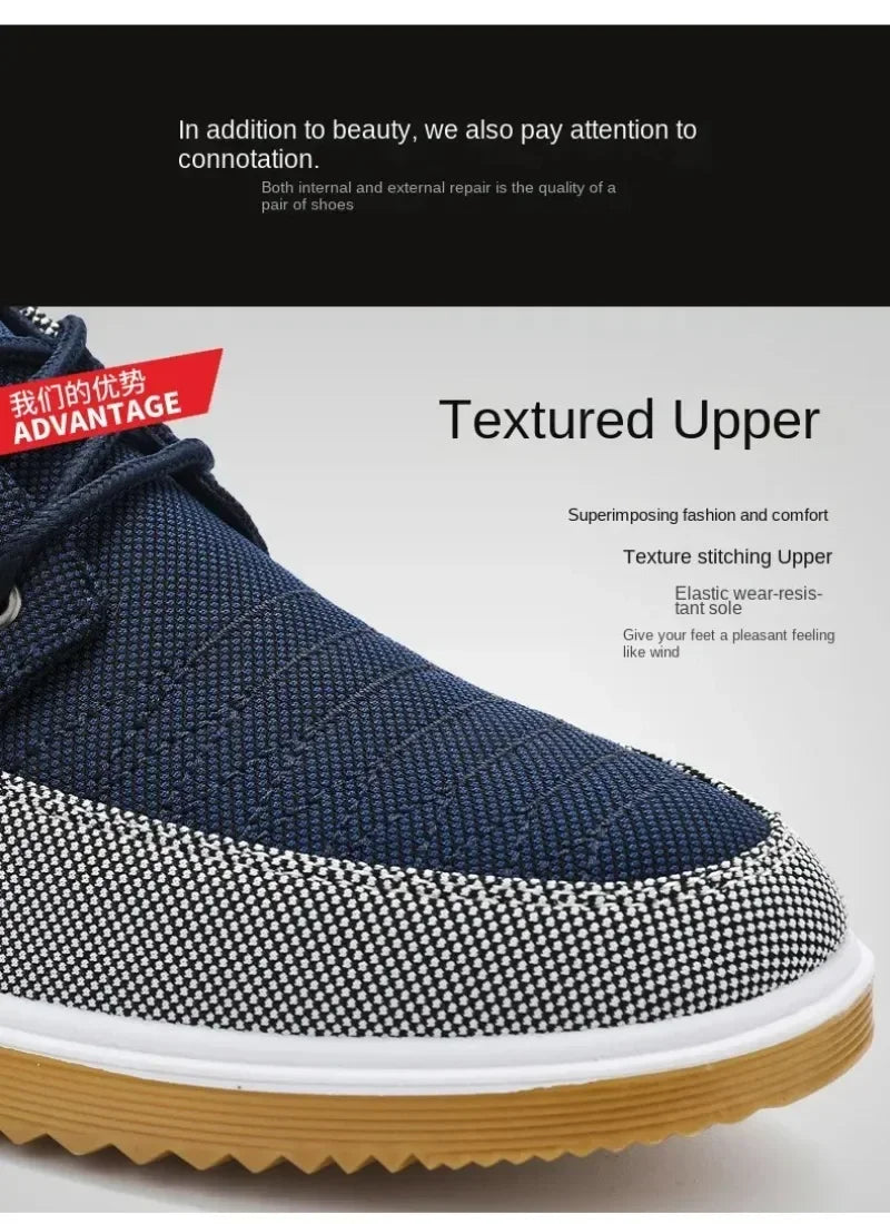 Men's Canvas Shoes, Soft Soled Driving Shoes, Men's Sports Shoes, Lightweight and Casual Men's Vulcanized Shoes, Large Size 47