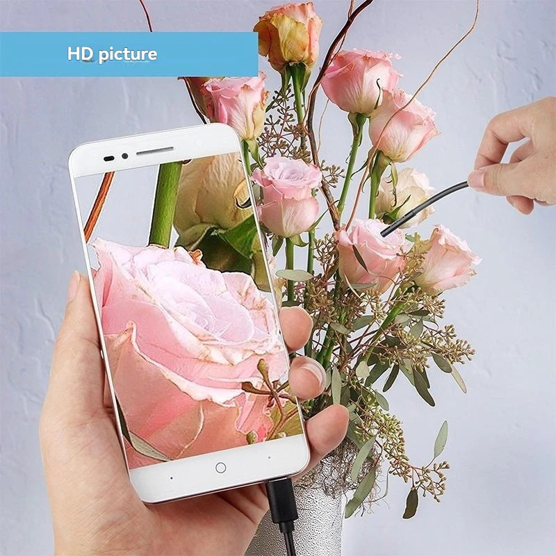 5.5/8MM TYPE-C Android Endoscope Camera IP67 Waterproof 6 LED Adjustable  Borescope Mini Camera for Pipeline Inspection