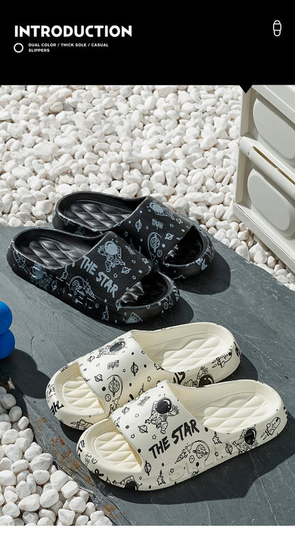 Slippers FOR WOMEN'S Summer Outdoor Wear, New Indoor Home, Bathroom, Shower, Non Slip, Household Slippers for Men Zyt2411