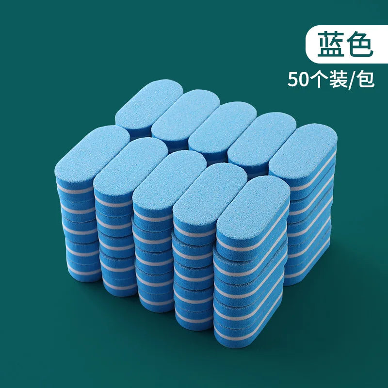 5pcs Mini Nails Sponge File Buffer Block Double Color Buffing Sanding File Pedicure Manicure Tool Gel Suplies Accessories Uñas