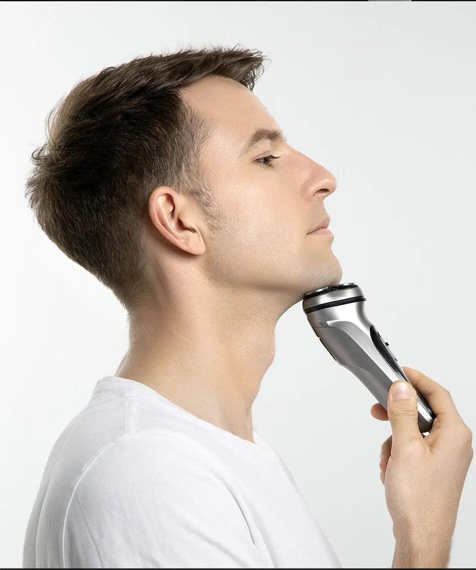 Blackstone Electrical Rotary Shaver for Men 3D Floating Blade Washable USB Rechargeable Shaving Beard Machine