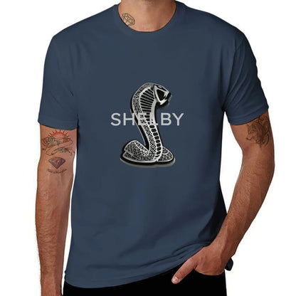 SHELBY COBRA LOGO T-SHIRTS MUG SHELBY GT 500 350 T-Shirt t shirt man casual t shirt man plain T-Shirt