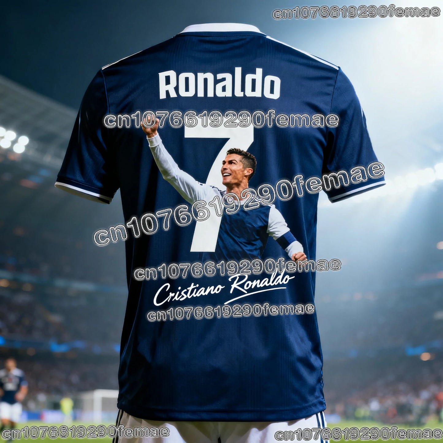 2026 New Ronaldo #7 3D Print Soccer Football T Shirt Men Women Boys Girls Training Top Comfortable Casual Sportswear