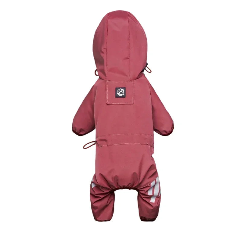 Pet Raincoats Dog Reflective Waterproof Puppy Rain Coats Hooded for Small Medium Dogs Jumpsuit Chihuahua French Bulldog Overalls