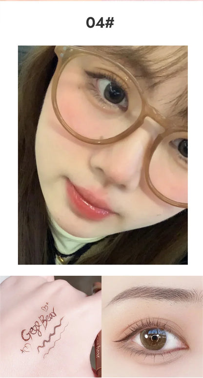 GEGE BEAR Precision Tip Fast Driving Quick Draw Liquid Eyeliner Pen Daily Use Waterproof Smudge Proof Long Last Eyeliner Pencil