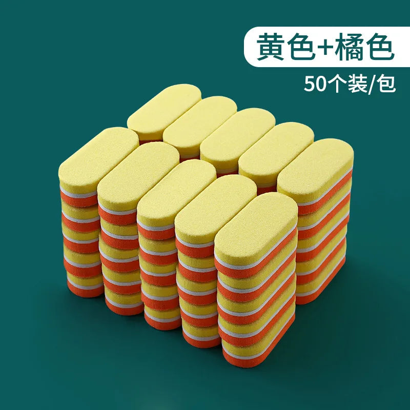 5pcs Mini Nails Sponge File Buffer Block Double Color Buffing Sanding File Pedicure Manicure Tool Gel Suplies Accessories Uñas