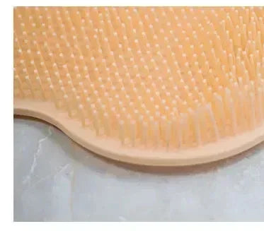 Back Massage Brush Silicone Foot Wash Body Cleaning Bathing Tool Exfoliating Shower Massage Scraper Bathroom Non Slip Bath Mat