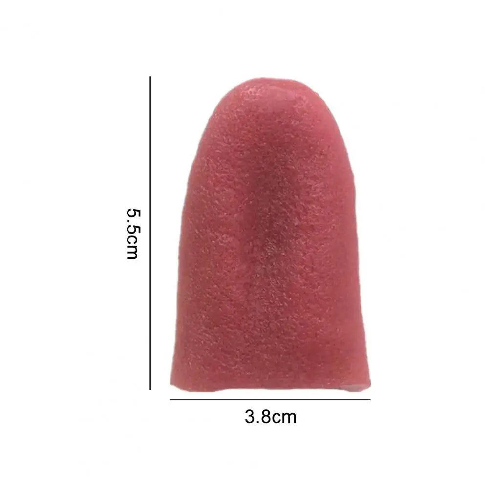 3PCS Funny Whole Fake Simulation Magic Realistic Fake Tongue Rubber Tongue Decompression Toy Halloween Vulgar Joke Prank Gift