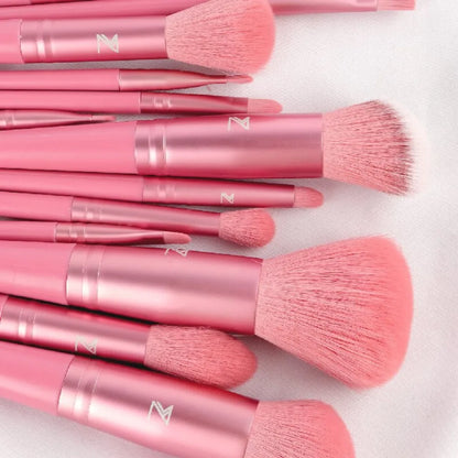 20/40Pcs Makeup Tools Kit Makeup Brushes & Headband Wristband Cleaning Tool Professional Eye Shadows Blush