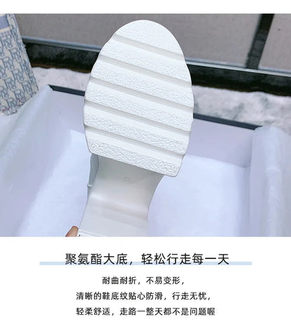 Female Boots Boots For Women Autumn Platform White Black Chunky Super High Heels Ankle High Quality Shoes Woman 2023 Brand New