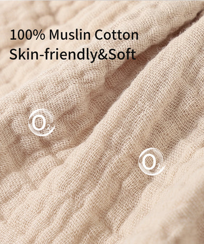 INSULAR 4 Layer Gauze Baby Bibs 100% Cotton Floral Burp Cloths Newborn Skin-friendly Absorbent Infant Towel Breathable 0-1Y