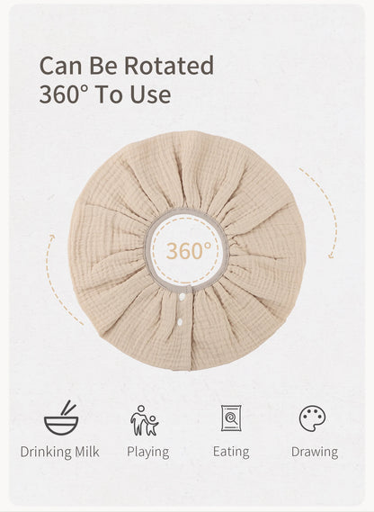 INSULAR 4 Layer Gauze Baby Bibs 100% Cotton Floral Burp Cloths Newborn Skin-friendly Absorbent Infant Towel Breathable 0-1Y